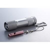 旭電機化成 ミニホイッスル付LEDアルミライトII ピンク