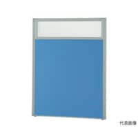 アズワン ローパーティション 上部半透明 W1200XH1165 グリーン