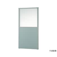 アズワン ローパーティション 上部半透明 W1200XH1765 グリーン