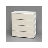 アイリスオーヤマ ワイドチェスト ホワイト/アイボリー 720×410×805mm