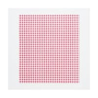 シモジマ ワックスペーパー 21.825 ギンガム赤 100枚入