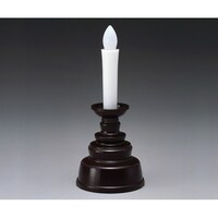 旭電機化成 安心のろうそくミニ ブラウン