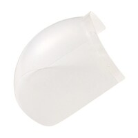 アズワン 吸収缶マスク対応 球面形状防災面BOSQ用替えレンズ