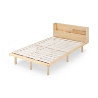 アイリスオーヤマ 宮付き高耐荷重すのこベッド ナチュラル SD