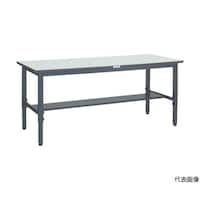 アズワン 軽荷重作業台高さ調節式(250kg)AWM型 1500X750XH700から910 基本タイプ ダークグレー色 AWMP1575