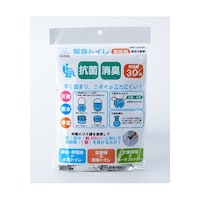 旭電機化成 抗菌消臭緊急トイレ 30回分 凝固剤分包のみ
