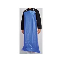 江部松商事 抗菌前掛ガードロン 共紐 M ブルー