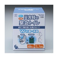 旭電機化成 災害時の緊急トイレ 100回分 ダブル抗菌消臭