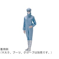 ミドリ安全 作業服 クリーンウェア フード一体型つなぎ服 C1550B SSサイズ