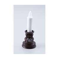 旭電機化成 自動点灯安心のろうそく ブラウン