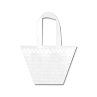 シモジマ 手提げポリ袋 Yバッグ S チェッカー 表記入り 20枚入