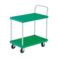 アズワン 樹脂台車 グランカート 2段片袖 900X605