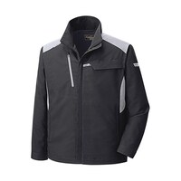 ミドリ安全 春夏作業服 帯電防止JIS適合品 ベルデクセルフレックス 男女共用ジャンパー ミドルグレー 4Lサイズ