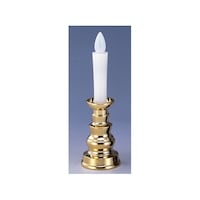 旭電機化成 燭台付安心のろうそく(小) ゴールド