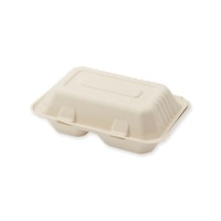 シモジマ 食品容器 エコバンブー フードパック 2仕切り BFD2ー23 20枚入