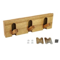 ハイロジック 石膏ボード用 壁掛け収納フック 3連フックタイプ