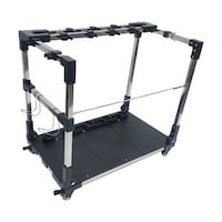 アズワン 折り畳み掃除用具保管台 小