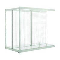 アイリスオーヤマ 前柱60型什器 両面ネット W1200 W1200×D600/600×H2400 コネクト