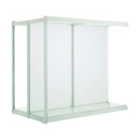 アイリスオーヤマ 前柱60型什器 両面ボード W1200 W1200×D600/600×H2400 コネクト