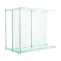 アイリスオーヤマ 前柱60型什器 両面ボード W900 W900×D600/600×H2400 コネクト