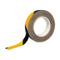 ニトムズ 耐久ラインテープDLTNEO25x50黒/黄