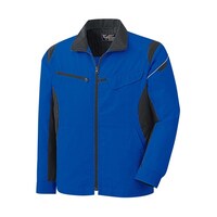 ミドリ安全 通年作業服 帯電防止JIS適合品 男女共用ジャンパー ロイヤルブルー 5L