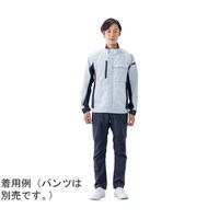 ガードナー 低発塵高機能ブルゾン グレー×ネイビー L サイズ