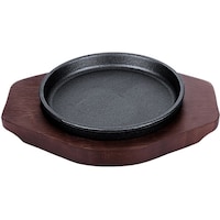 エムテートリマツ 鉄ステーキ皿丸 15cm