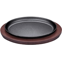 エムテートリマツ 鉄ステーキ皿小判 24.5cm