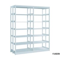 アズワン 複柱書架 複式 B5縦 W900XD220XH1944 6段 連結