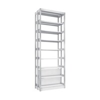 アズワン 複柱書架 複式 B5縦 W900XD220XH2569 8段