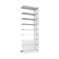 アズワン 複柱書架 複式 B5縦 W900XD220XH2569 8段 連結