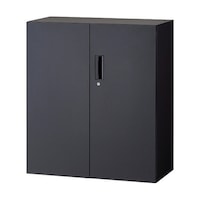 アズワン 壁面書庫”Calmatio” 両開き型 下置き専用 W900×D450×H1030