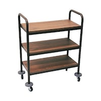 江部松商事 木目調ビュッフェサービスワゴン