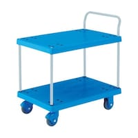 アズワン 樹脂台車 グランカート サイレント 2段片袖 900X605