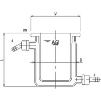 旭製作所 平底フルジャケット式セパラ反応容器 ホー