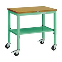 アズワン UTVC型移動作業台 900X600 キャスター付 YG色