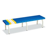 テラモト ホームベンチ 1500 青