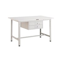 アズワン AE型作業台 1200X750XH740 2段引出付 W色