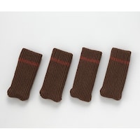 旭電機化成 キズつきにくいイス脚カバー ブラウン 1パック(16個入)