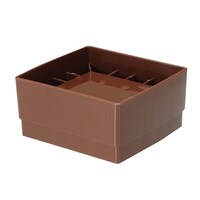 旭電機化成 ベッドの高さをあげる足 ブラウン 1パック(4個入)