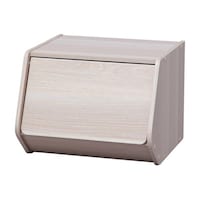 アイリスオーヤマ スタックボックス 扉付き ナチュラル 400×388×305mm
