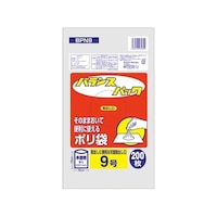 オルディ バランスパック 9号 半透明 1ケース(200枚/冊×10冊×12パック)
