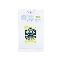 ジャパックス 業務用MAX 45L HDPE 半透明 0.015mm 1ケース(10枚×100冊入)