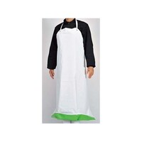 江部松商事 抗菌前掛ガードロン 共紐 M 白/緑