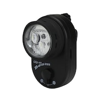 旭電機化成 3LED前カゴクリップライト ブラック