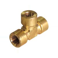 アソー 異径内ネジチーズ PT1/4(内)×PT1/4(内)×PT1/8(内)【RoHS指令相当品】