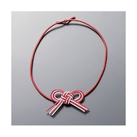 神堂 ゴム付き水引飾り 紅白花結び 50本入 001510902 1束