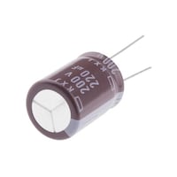 日本ケミコン コンデンサ 220μF 200V dc 1袋(2個入) EKXJ201ELL221MM25S 1袋