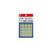 ニチバン マイタックカラーラベル 16mm径 金 NBML1619X10 1セット
